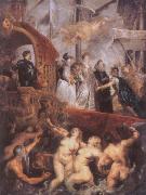 Peter Paul Rubens The Landing of Marie de-Medici at Marseille Spain oil painting artist